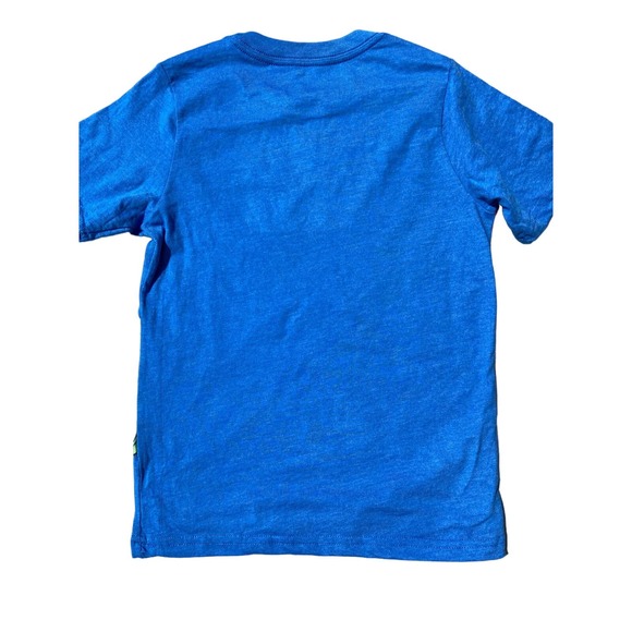 Marvel Comics Boys Blue Graphic Crewneck T-shirt SZ 7 K43 * - Picture 3 of 3